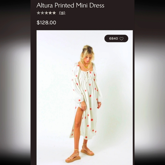 Never Worn Beautiful Free People Dress - Picture 1 of 7